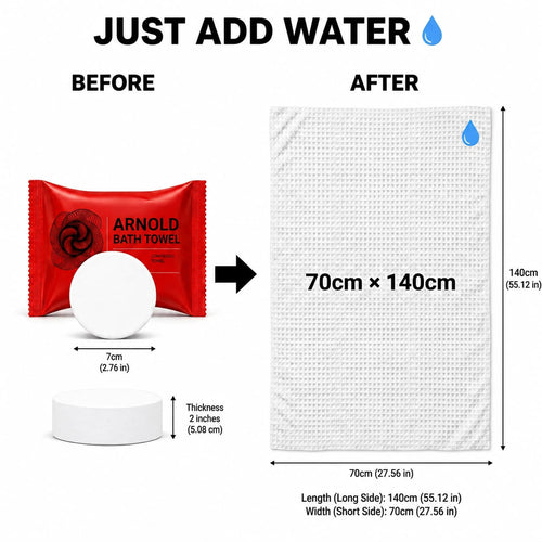 ARNOLD™- Always Have Your Own Clean Towel, Without Packing One.