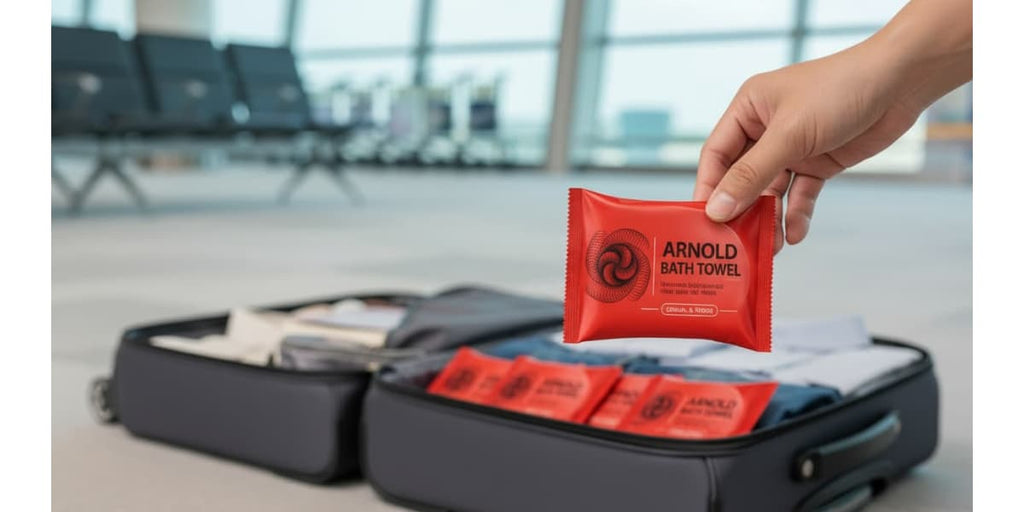 ARNOLD™- Always Have Your Own Clean Towel, Without Packing One.